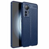 Smcase Xiaomi 12T Pro Kamera Korumalı Deri Dokulu Silikon Siyah Cep Telefonu Kılıfı