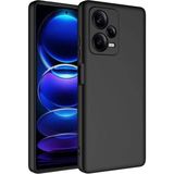 Smcase Xiaomi Redmi Note 12 Pro Plus 5g Kılıf Mara Lansman Silikon Mat Soft Kamera Korumalı Siyah