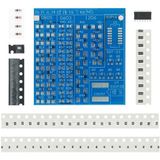 Smd Lehim Öğrenme Seti 62 Parça Smt Elektronik Eğitim Kiti Deney Pratikleme Kartı SOP14 0603 0805 1206 Direnç Melf Diyot SOT23 Transistör