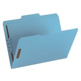 Smead Bağlayıcı Dosya Klasörü, 2 Bağlantı Elemanı, Güçlendirilmiş 1/3 Kesimli Tab, Mektup Boyutu, Mavi, Kutu başına 50 (12040)