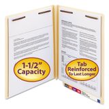 Smead End Tab Bağlayıcı Dosya Klasörü, Shelf-Master® Güçlendirilmiş Düz Kesim Tab, 2 Bağlantı Elemanı, Mektup Boyutu, Manila, Kutu başına 50 (34276)