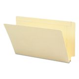 Smead End Tab Dosya Klasörü, Güçlendirilmiş Düz Kesim Tab, 1-1/2 "Genişletme, Yasal Boyut, Manila, Kutu başına 50 (27275)