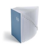 Smead Masaüstü Dosya Düzenleyici, Alfabetik (A-Z), 20 Bölmeli, Harf Boyutu, Mavi (89282)