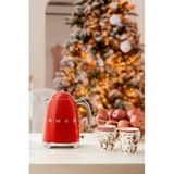 Smeg 50 Style Retro KLF03RDEU 1,7 Lt Paslanmaz Çelik Kettle -Kırmızı