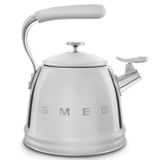 Smeg 50'S Style Paslanmaz Çelik Set Üstü Düdüklü Kettle 2.3 Lt Beyaz