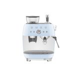 SMEG 50'S Style Pastel Mavi Öğütücülü Espresso Kahve Makinesi