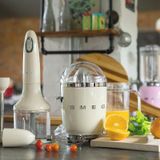 SMEG 50'S Style Retro Krem El Blender Seti