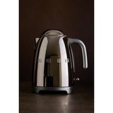 Smeg 50's Style Retro Mirror Steel Çelik Kettle 1,7 lt Gizli Rezistanslı Otomatik Kapanma KLF03SSEU - Metal