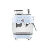 Smeg 50's Style Retro Pastel Öğütücülü Espresso Kahve Makinesi - Mavi