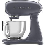 Smeg 50's Style Retro Stand Mixer Hamur Karıştırıcı Barut Gri Paslanmaz Çelik 4,8 L 800 W