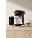 smeg 50's Style Siyah Espresso Kahve Makinesi Seti & Yeni Kompakt Süt Köpürtücülü