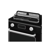 Smeg 50’s Style Siyah Retro Buharlı Mini Fırın