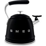 Smeg 50's Style Siyah Set Üstü Düdüklü Kettle 2.3 lt