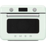 smeg 50'Style Retro Buharlı Mini Fırın 21 - 30 lt Multifonksiyonel Özelliklerle Siyah Renk