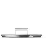 Smeg, CKFL2601, sertleştirilmiş camdan düz kapak, çap 26 cm, paslanmaz çelik sap, buhar çıkışı, tencere ürünleri ile uyumlu, 27,5 x 27,5 x 5,7 cm