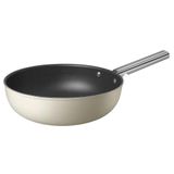 Smeg CKFW3001CRM 30 cm Krem Wok Tava
