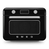 Smeg COF01BLEU 50's Style Retro Siyah Buharlı Fırın