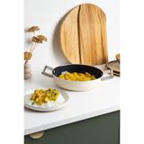 Smeg Cookware 50's Style Krem Pilav Tencere 28 cm