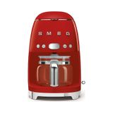 Smeg DCF02 50 's Retro Style 1050 W Filtre Kahve Makinesi kirmizi