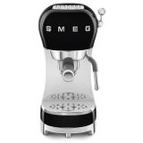 Smeg, ECF02BLEU espresso kahve makinesi, Cappuccino buhar fonksiyonu, termo blok, büyük fincan gövdesi ve çift kahve fonksiyonu, 1 l su tankı, kullanıcı dostu kullanım sistemi, 1350 W, siyah