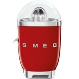 Smeg, Elektrikli narenciye sıkacağı CJF11RDEU, damlamaz çıkış ve evrensel koni, kaymaz ayaklar, filtre süzgeci ve sıkma konisi, paslanmaz çelik, 70 W, kırmızı