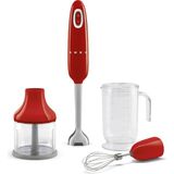 Smeg HBF03RDEU 50's Style Kırmızı El Blender Seti