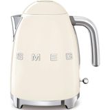 Smeg KLF03CREU Su Isıtıcısı, 1,7 Litre Kapasiteli, Krom Paslanmaz Çelik, Ayarlanabilir Termosta