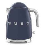 Smeg KLF03NBEU elektrikli su ısıtıcısı, 1,7 litre, yıkanabilir kireç filtresi, güvenlik kapatma, su seviyesi göstergesi, kaymaz taban ve kablo sarma sistemi, güç 2400 W, lacivert