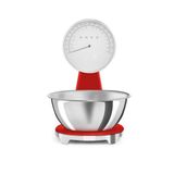 Smeg KSF01RDWW 50's Retro Kırmızı Analog Mutfak Tartısı