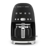 Smeg Mat Siyah Filtre Kahve Makinesi
