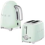 Smeg Pastel Yeşil Kettle 1x2 Ekmek Kızartma Makinesi ve Narenciye Sıkacağı Seti