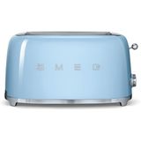 Smeg TSF02PBEU Pastel Mavi 1500 W 6 Programlı 4 Dilim Hazneli Ekmek Kızartma Makinesi