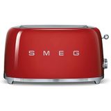 Smeg TSF02RDEU 1500 W 6 Programlı 4 Dilim Hazneli Ekmek Kızartma Makinesi