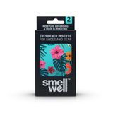 SmellWell Active Tropical Blue Ayakkabı Koku Giderici, Doğal Ferahlatıcı ve Nem Emici Yastıkçık | Doğal Bambu Kömürü ile Uzun Süreli Ferahlık (2 Adet)