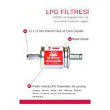Smf Lpg Otogaz Filtresi 12X12 (2 Ad.) Cangas , Zavolli , Atiker , Akl ,Aldesa ,Mimgas, Vikars Uyumlu
