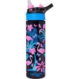 Smiggle All Stars Yalıtımlı Paslanmaz Çelik Suluk 520 ml - Beyaz - Siyah - Pembe