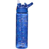 Smiggle - Beta Bpasız 650ML Pipetli Suluk - Renkli - 1 Adet
