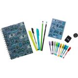 Smiggle Epic Adventures A5 Çizgili Defterli Kırtasiye Hediye Seti Gri 482229
