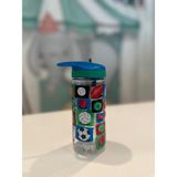 Smiggle – Hali Junior Top Temalı Pipetli 440ML Suluk BPA Free Çocuk Okul Matarası Sevimli Hediye - Renkli - 1 Adet