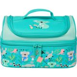 Smiggle Hi There Çift Katmanlı Beslenme Çantası – Su Geçirmez, Yalıtımlı Öğle Kutusu - Mavi - Açık Mavi