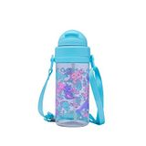 Smiggle Little Journeys Teeny Tiny Aqua Plastik Askılı Kız Çocuk Suluk 400 Ml - Mavi