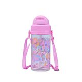 Smiggle Little Journeys Teeny Tiny Plastik Askılı Kız Çocuk Suluk 400 Ml - Pembe