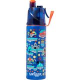Smiggle Livin 500 ml Termos Su Matarası, Lacivert, Bpa'sız, Paslanmaz Çelik