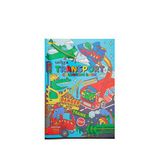 Smiggle My World Colouring Erkek Çocuk Aktivite Boyama Kitabı - Kırmızı