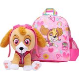 Smiggle Paw Patrol Teeny Tiny Peluşlu Çocuk Sırt Çantası Pembe
