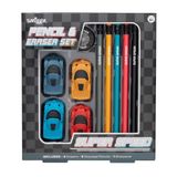 SMIGGLE - Super Yarış Kalem ve Silgi Seti