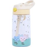 Smiggle The Cotton Cloud - Dancing Hearts 480ML Tritan Gizli Pipetli Suluk - Diğer - Çok Renkli