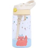 Smiggle The Cotton Cloud - Meowful Cats 480ML Tritan Gizli Pipetli Suluk - Diğer - Çok Renkli