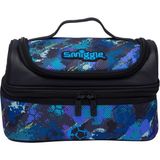 Smiggle Trailblazer Double Decker Lunchbox – Siyah Çift Katlı, Iki Katlı Beslenme Kutusu - Mavi