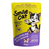 Smile Cat 5x85 gr Pouch Biftekli Kısır Yaş Kedi Maması